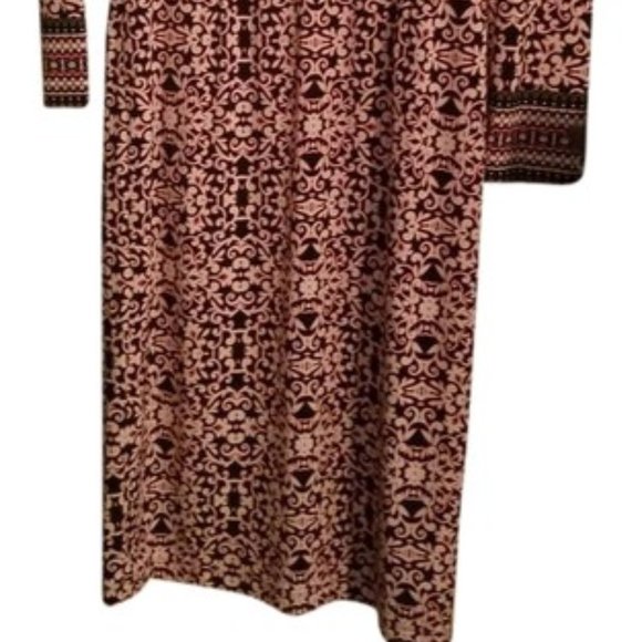 Maggy London Scarlet & Black Julianne Midi Work/Of - Picture 2 of 5